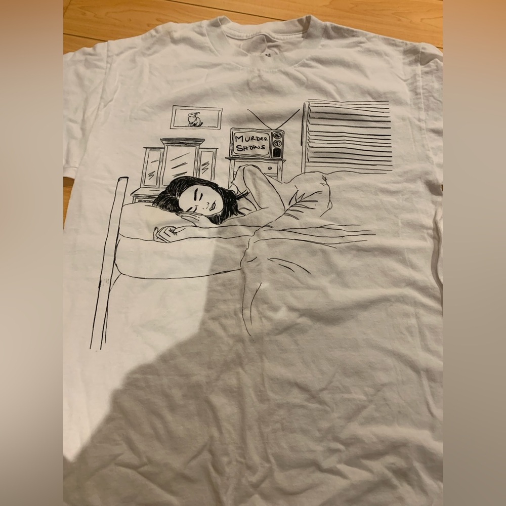 Neon witch true crime tee